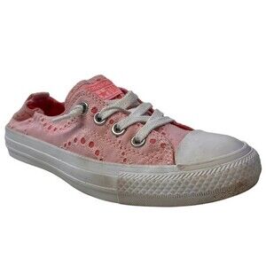 Converse - All Star, Shoreline, Pink Sneakers, Canvas. Womens Size 7